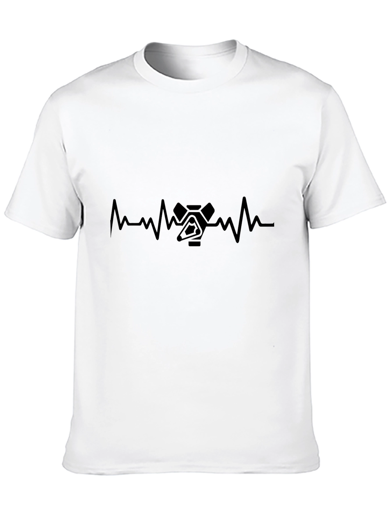 Heartbeat Robot T-Shirt - Cool Graphic Tee