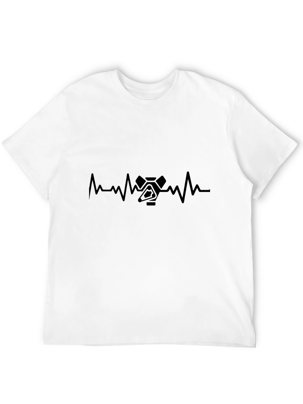 Heartbeat Robot T-Shirt - Cool Graphic Tee