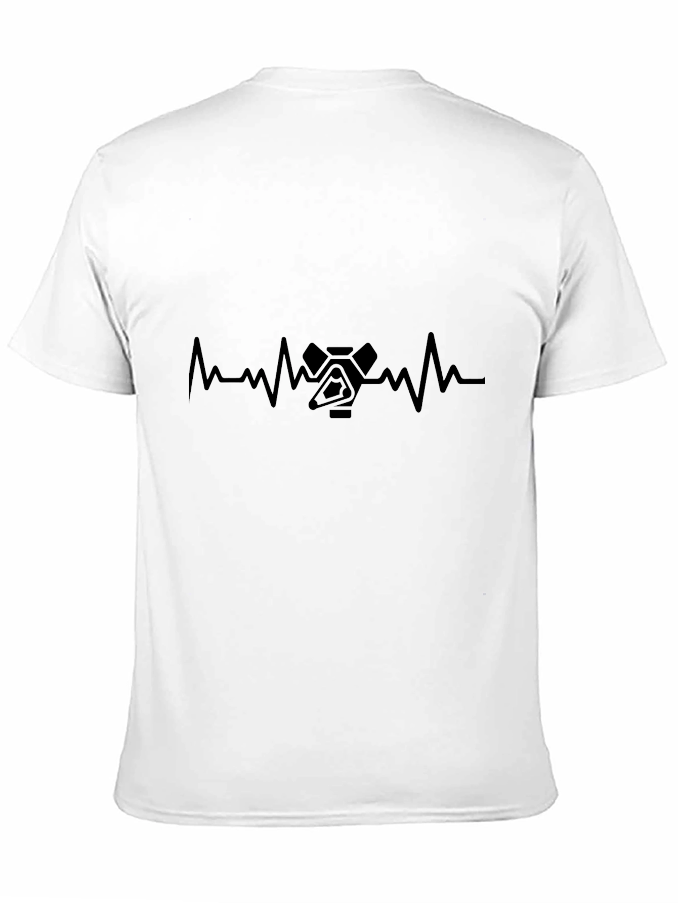Heartbeat Robot T-Shirt - Cool Graphic Tee