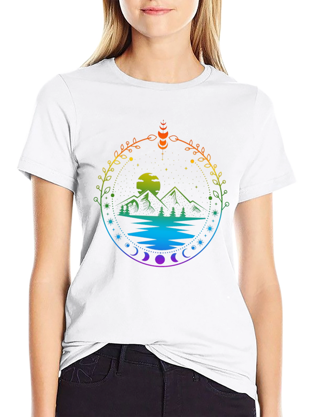 Nature Scene Graphic T-Shirt