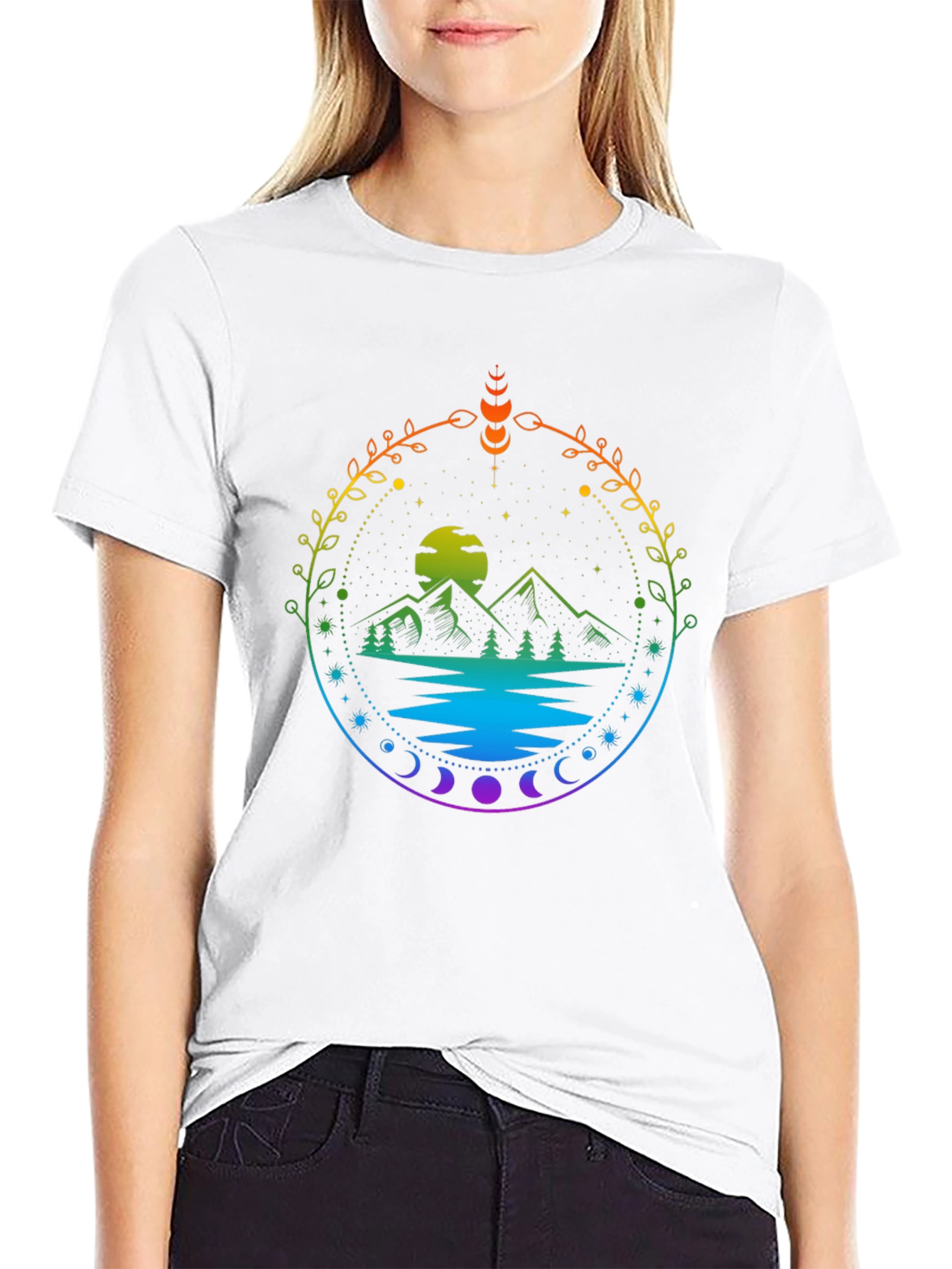 Nature Scene Graphic T-Shirt