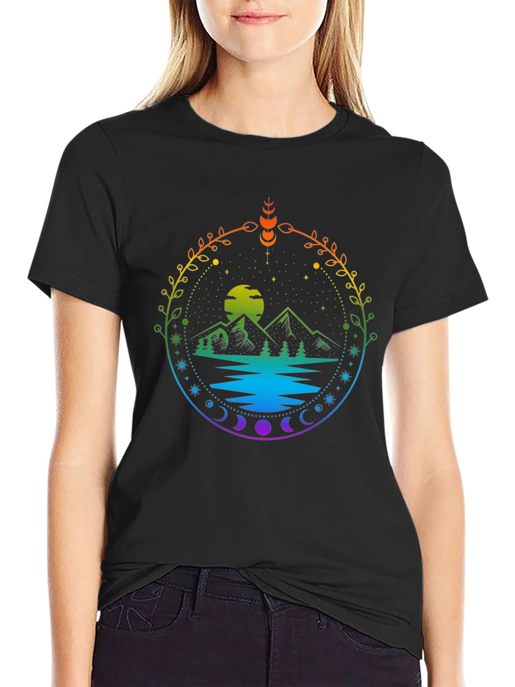 Nature Scene Graphic T-Shirt