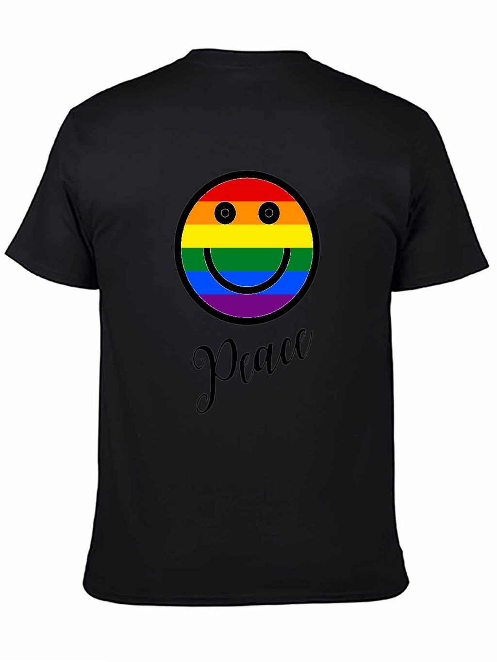 Peace Rainbow Smiley Face T-Shirt