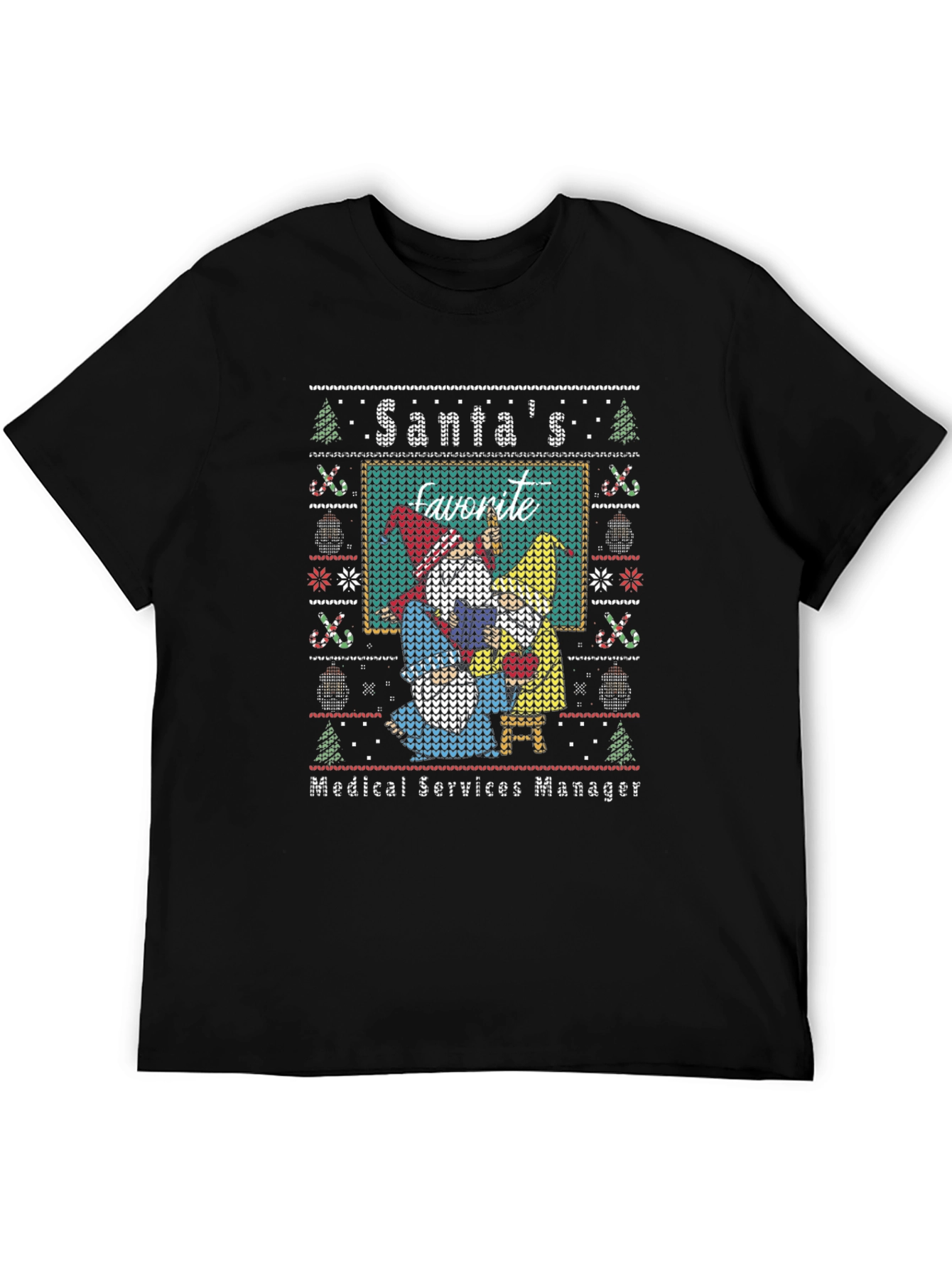 Santas Favorite Medical Services Manager T-Shirt