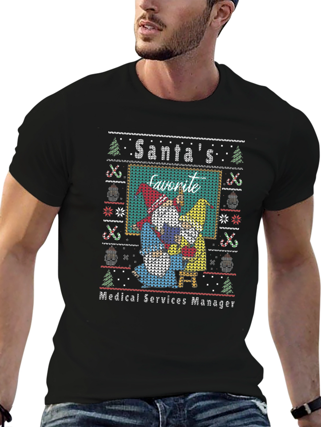 Santas Favorite Medical Services Manager T-Shirt