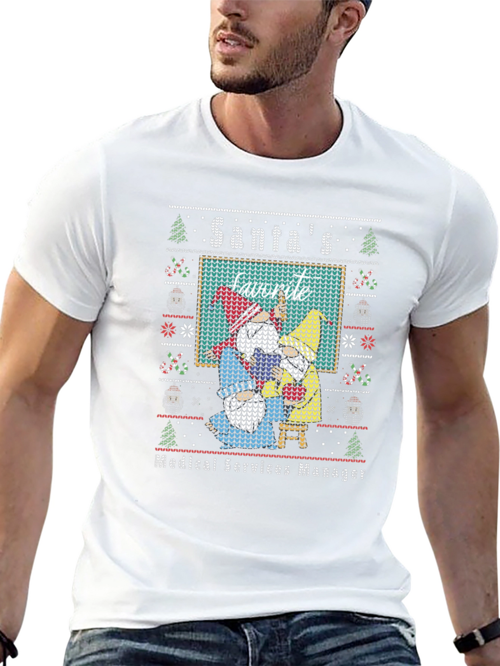 Santas Favorite Medical Services Manager T-Shirt
