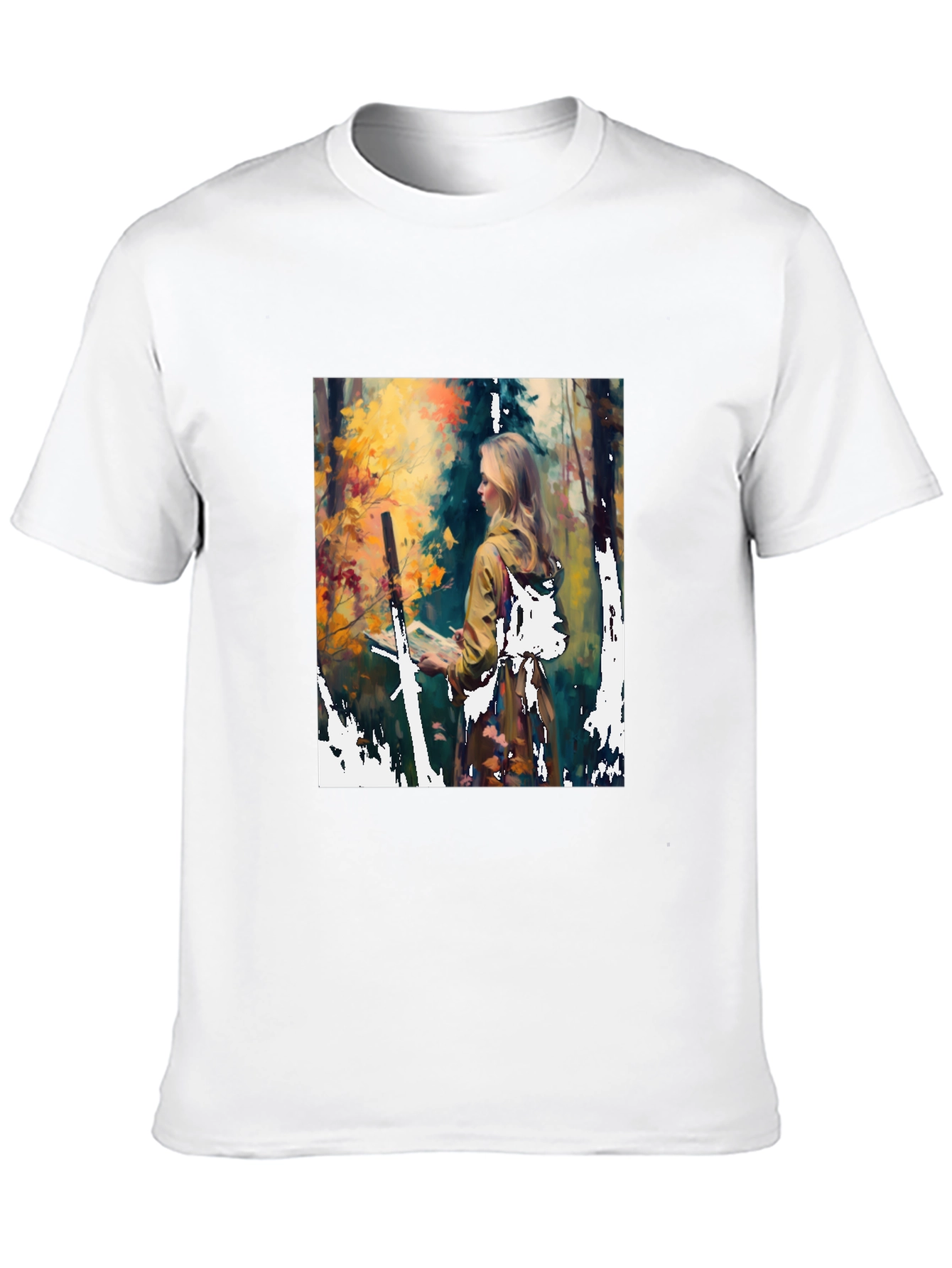 Nature Artist Graphic Tee - Unisex Black T-Shirt