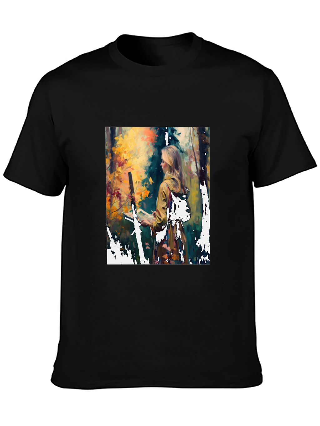 Nature Artist Graphic Tee - Unisex Black T-Shirt