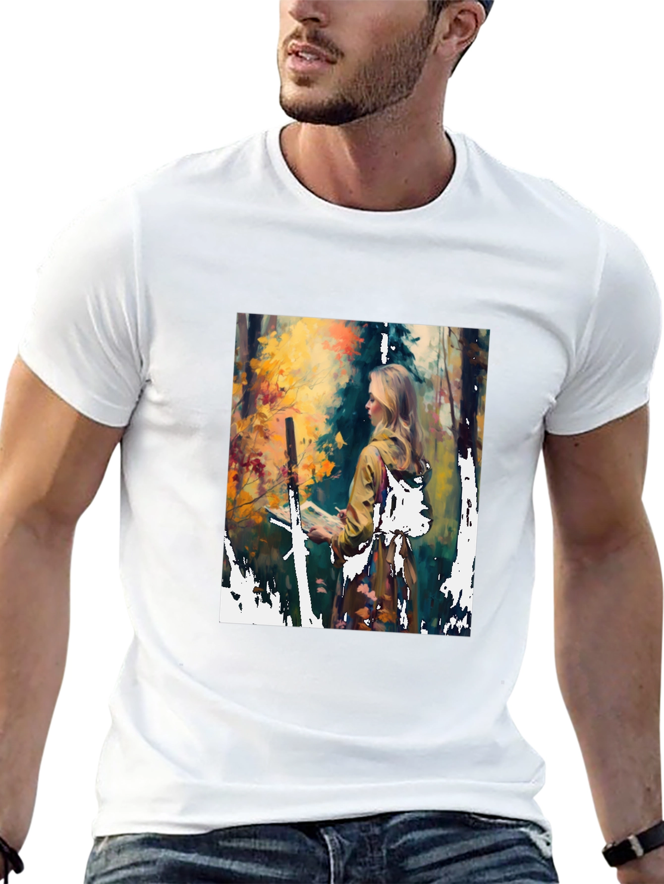 Nature Artist Graphic Tee - Unisex Black T-Shirt
