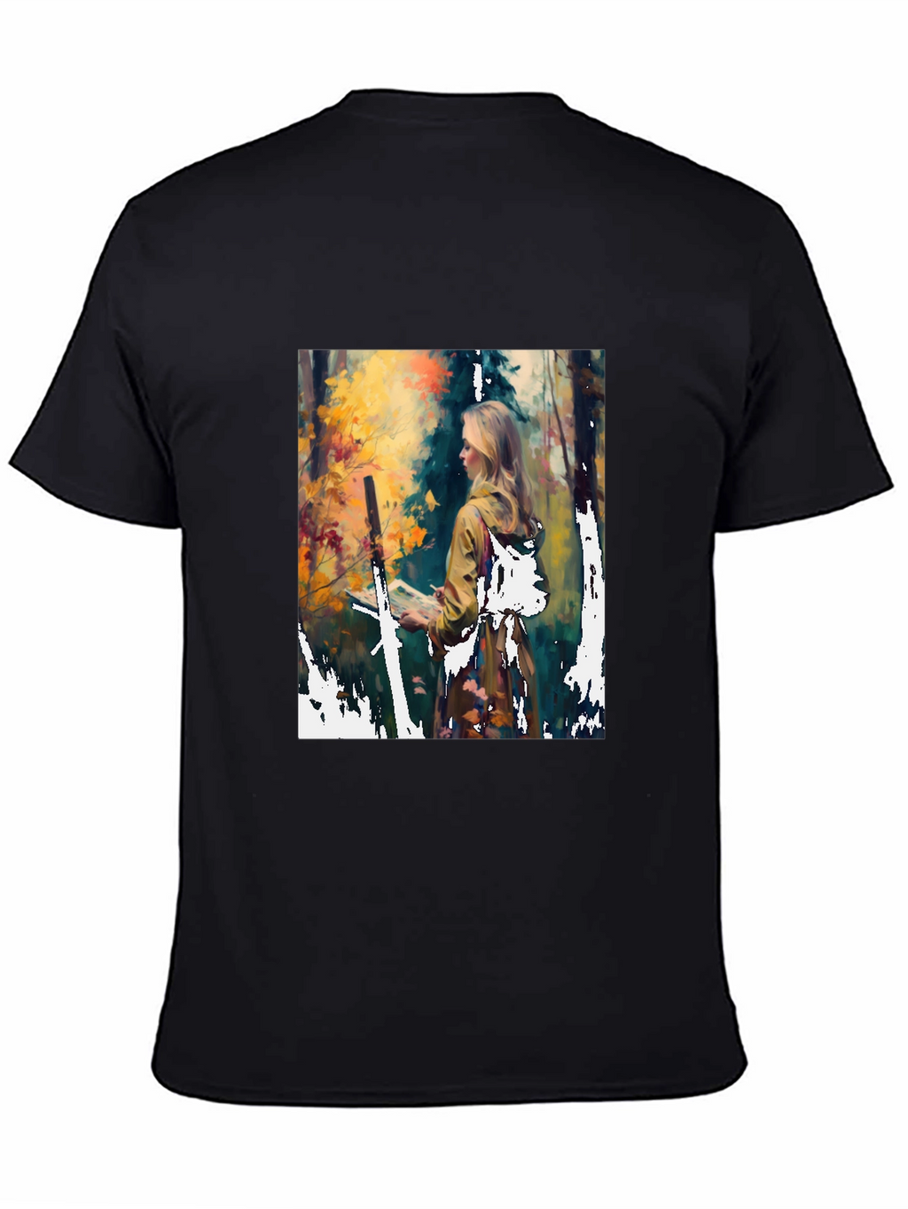 Nature Artist Graphic Tee - Unisex Black T-Shirt