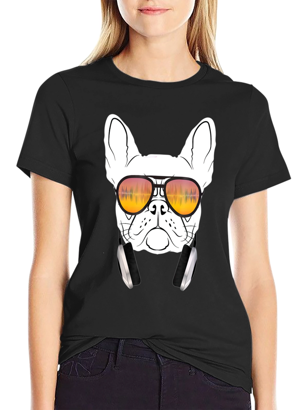 Cool Dog Graphic Tee - Trendy T-Shirt
