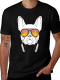 Cool Dog Graphic Tee - Trendy T-Shirt