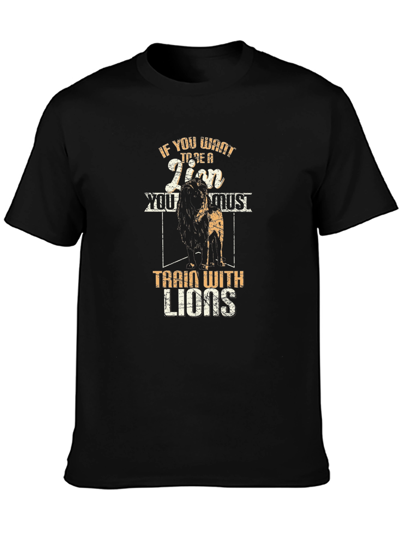 Train With Lions Graphic T-Shirt