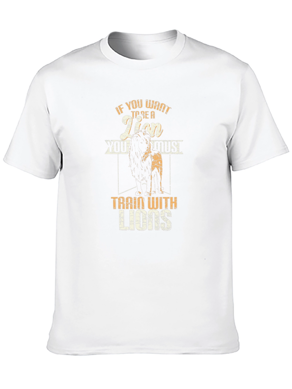Train With Lions Graphic T-Shirt
