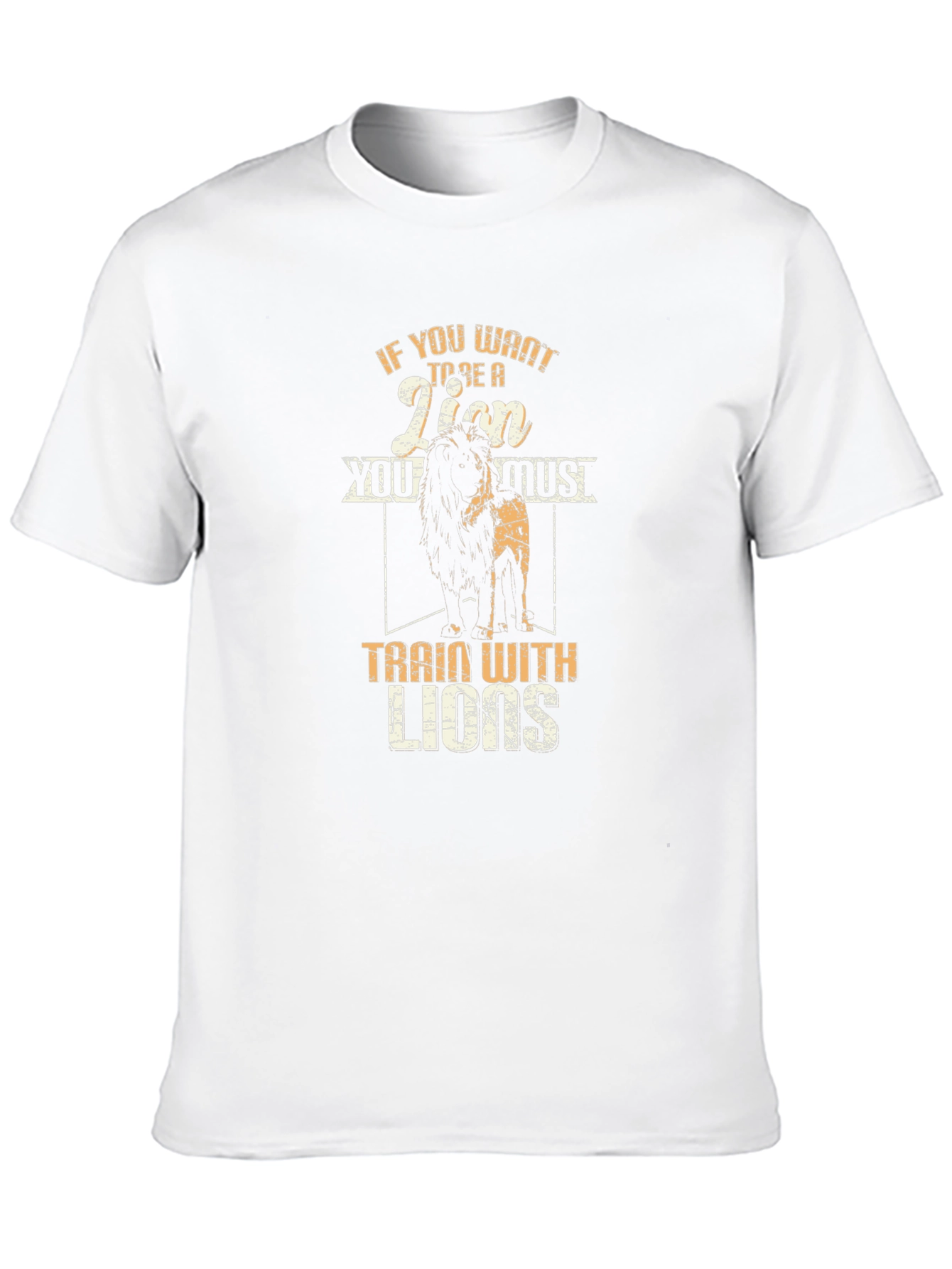 Train With Lions Graphic T-Shirt