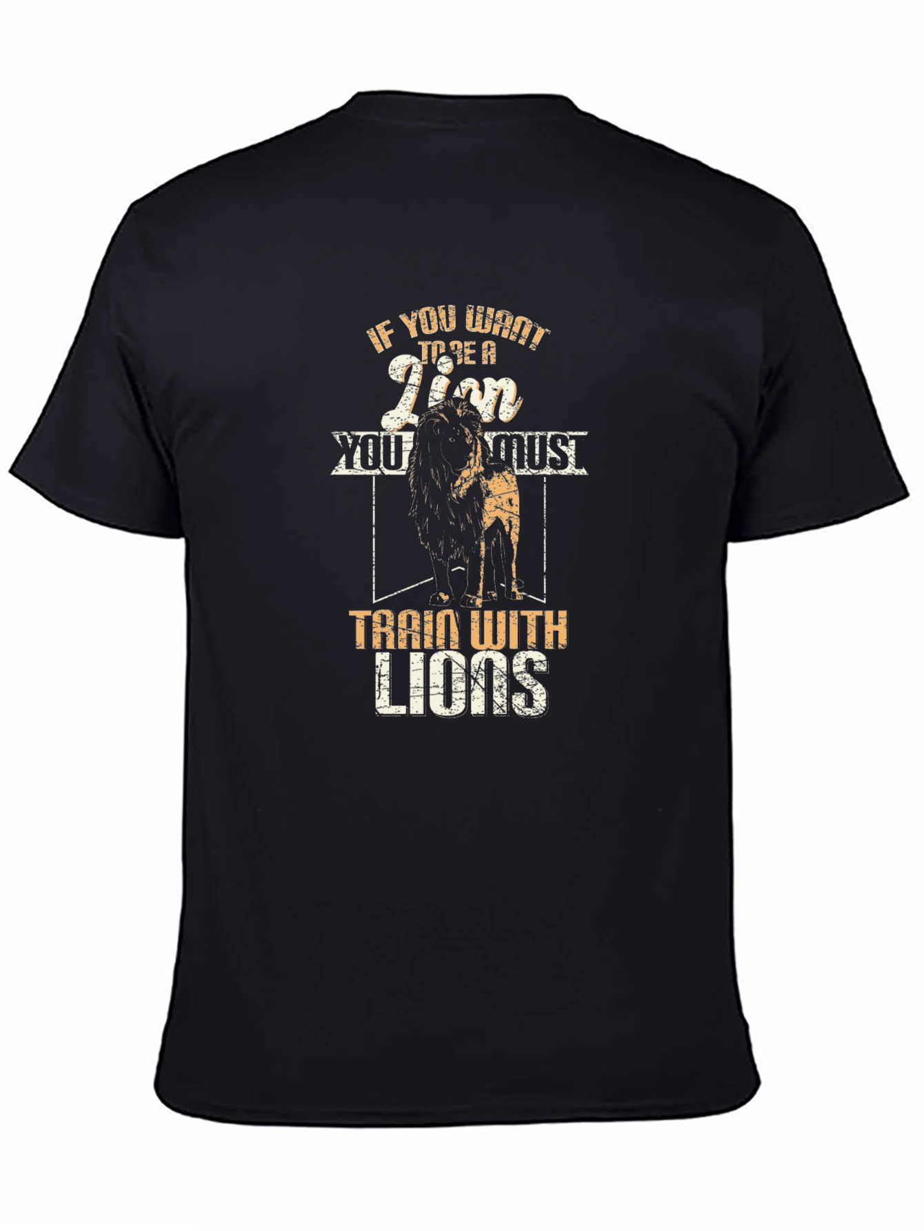 Train With Lions Graphic T-Shirt