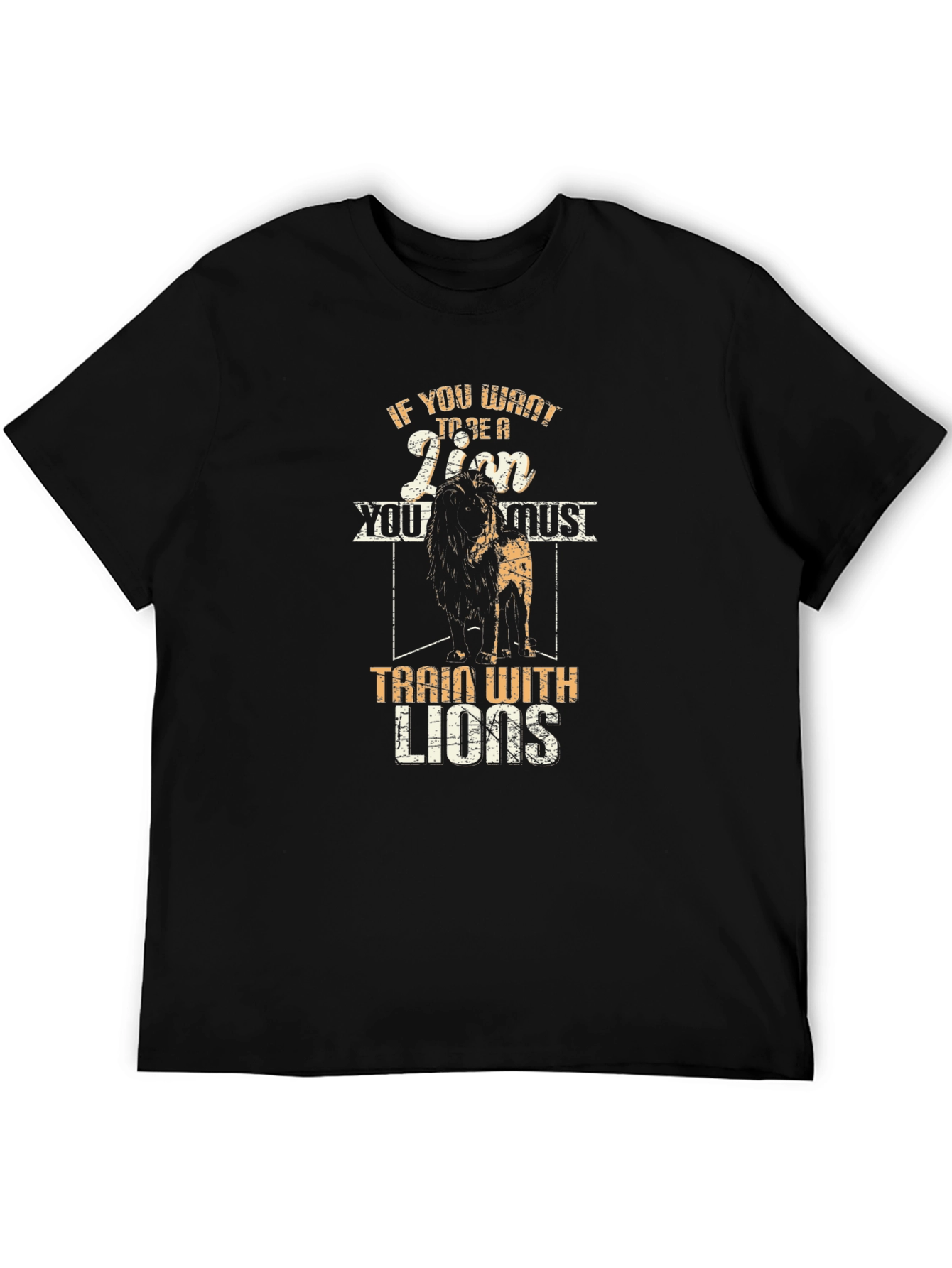 Train With Lions Graphic T-Shirt