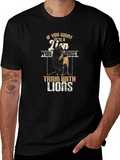 Train With Lions Graphic T-Shirt