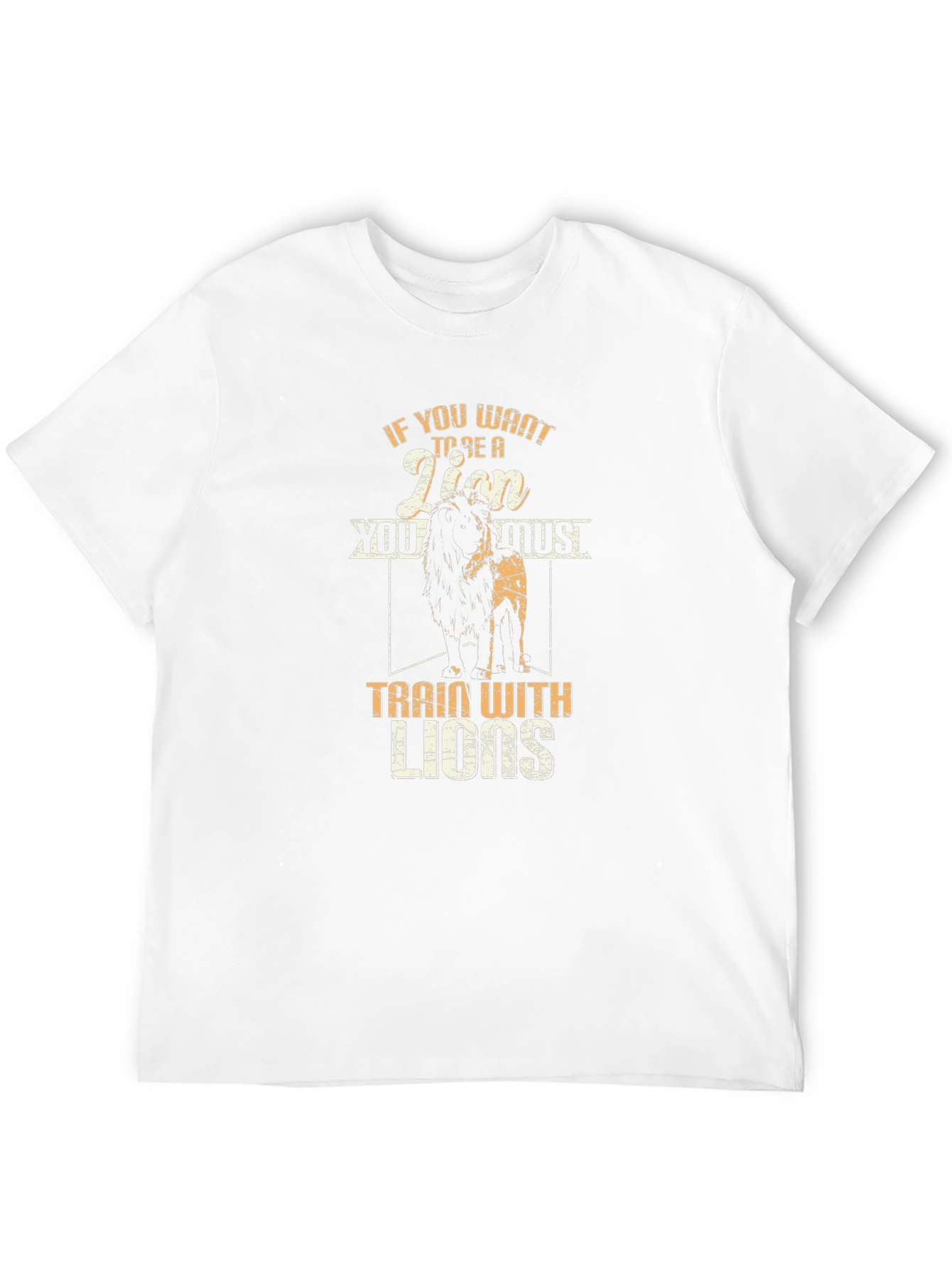 Train With Lions Graphic T-Shirt