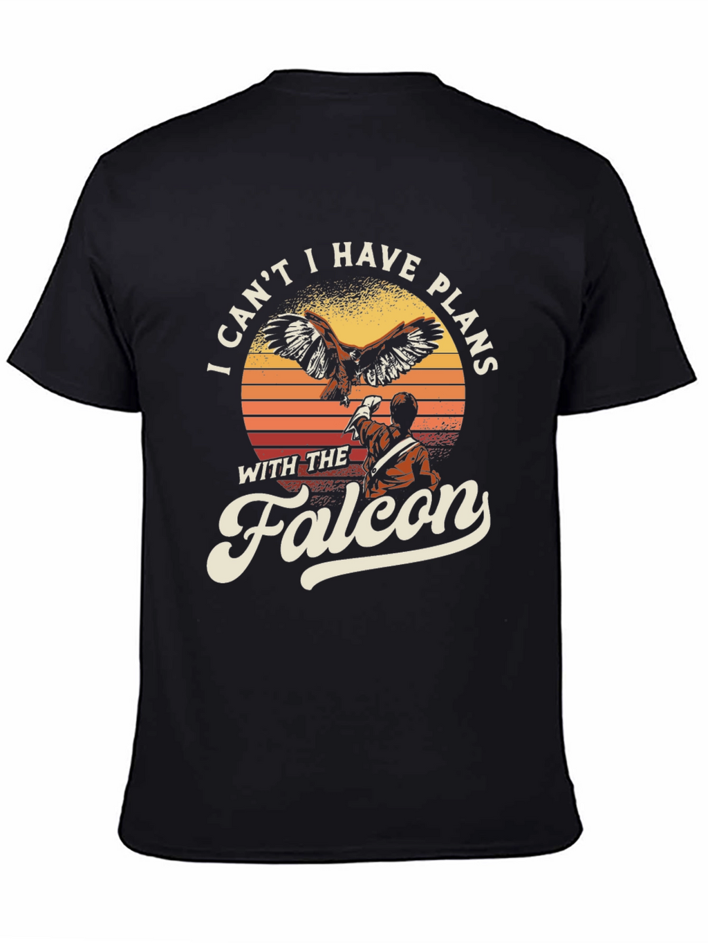 Falcon Plans Graphic T-Shirt - Bird Lover Tee