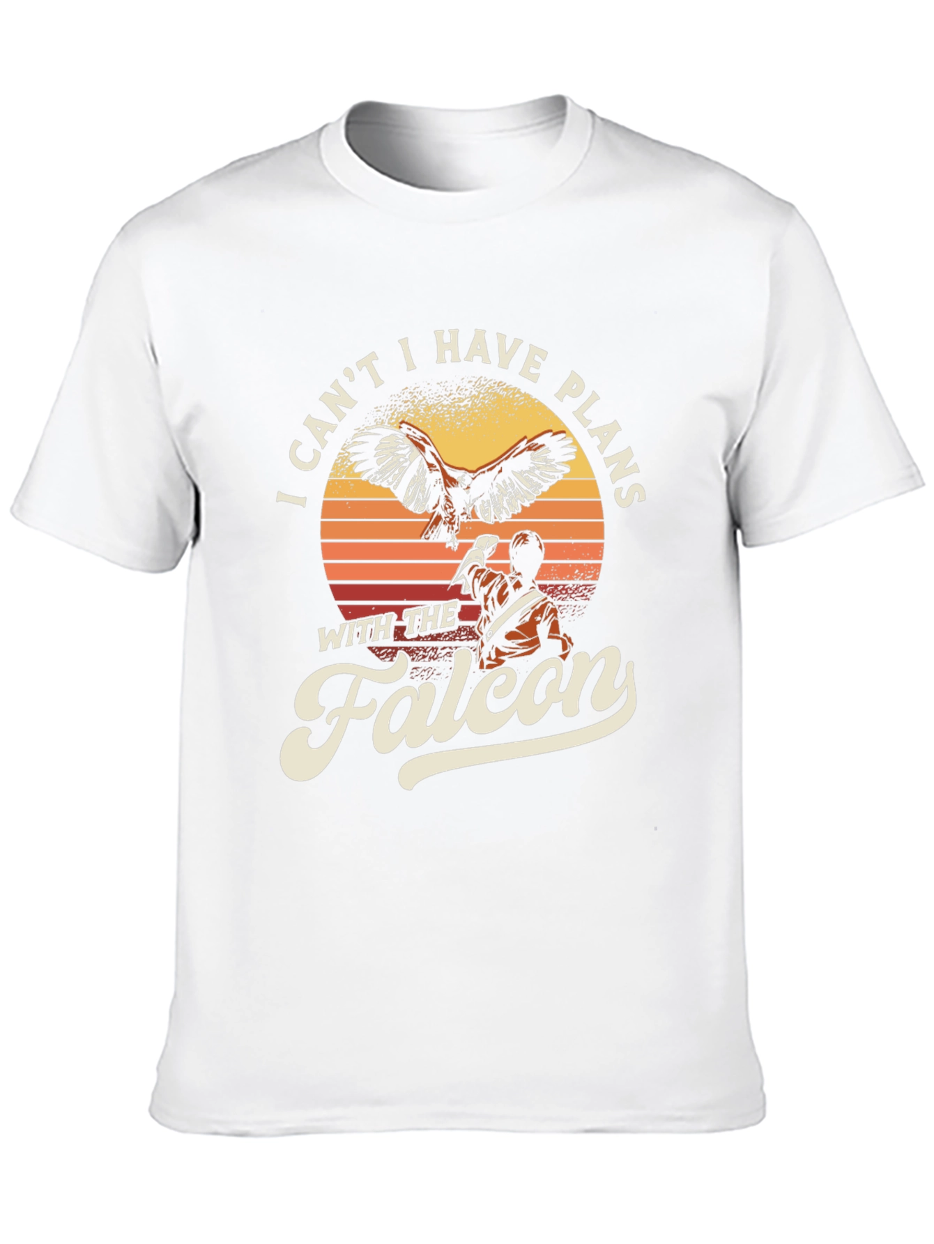 Falcon Plans Graphic T-Shirt - Bird Lover Tee