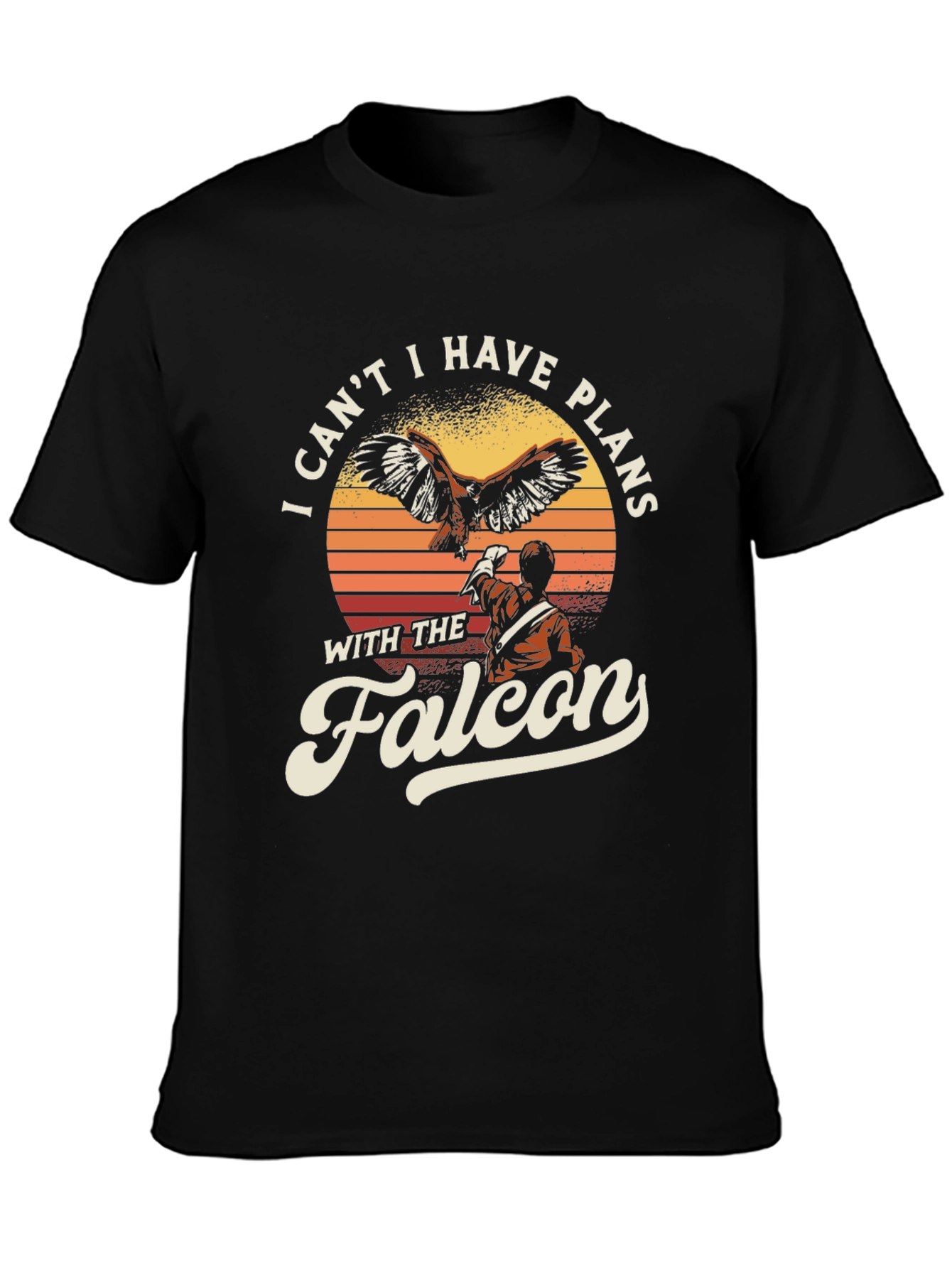 Falcon Plans Graphic T-Shirt - Bird Lover Tee