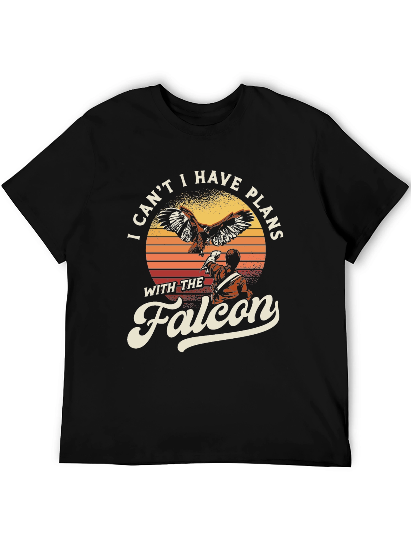 Falcon Plans Graphic T-Shirt - Bird Lover Tee