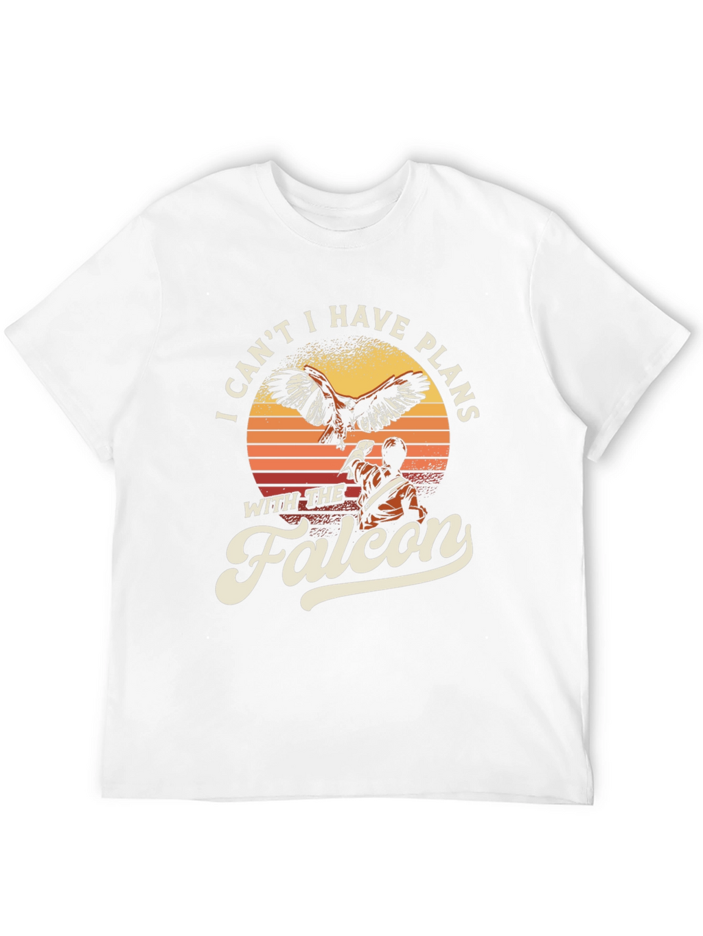Falcon Plans Graphic T-Shirt - Bird Lover Tee