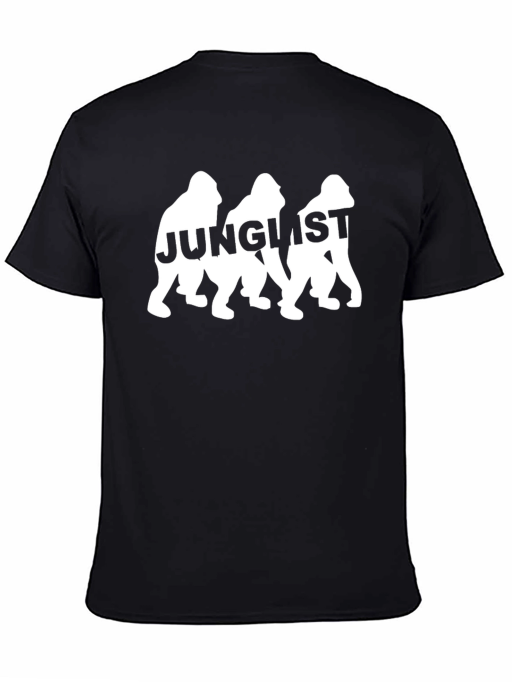 Junglist Gorilla Graphic Tee - Black