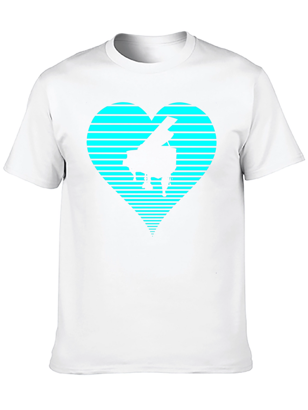 Piano Heartbeat T-Shirt - Music Lover Tee