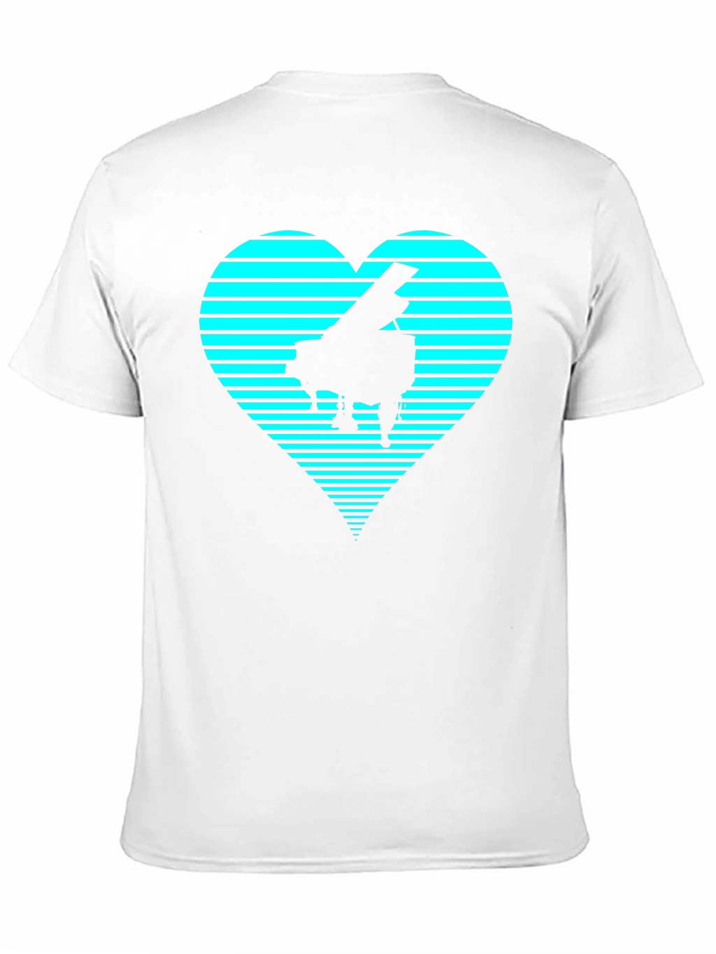 Piano Heartbeat T-Shirt - Music Lover Tee