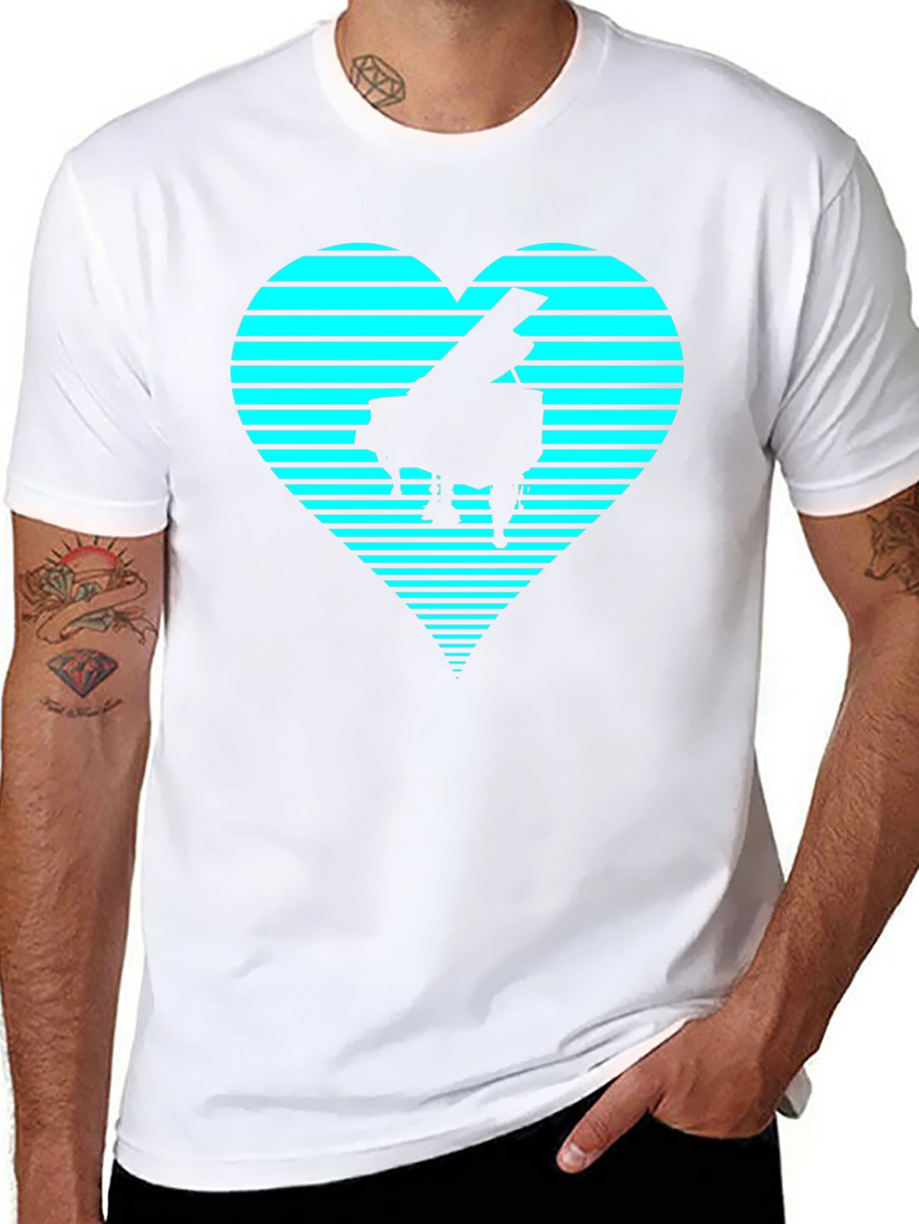 Piano Heartbeat T-Shirt - Music Lover Tee