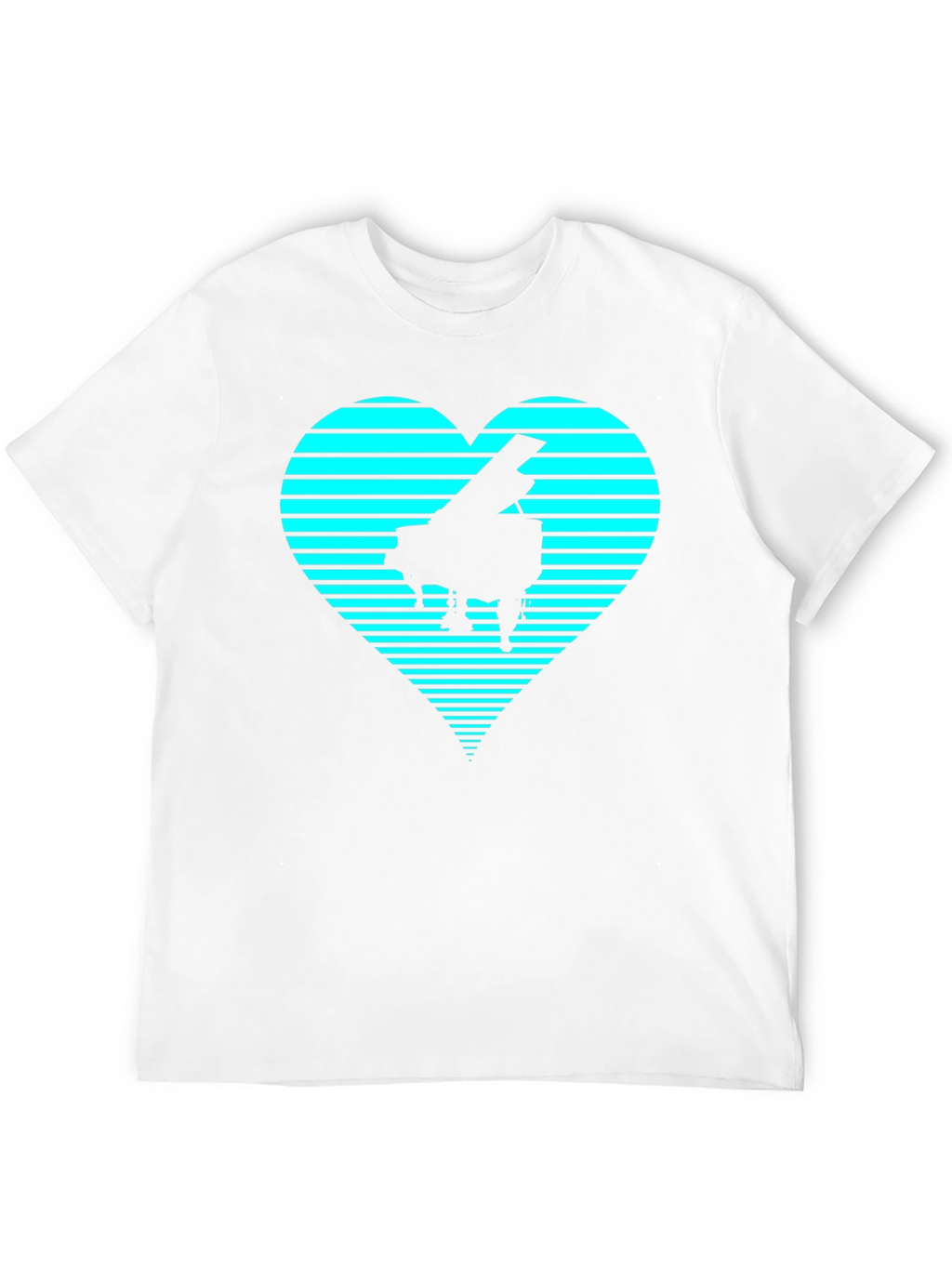 Piano Heartbeat T-Shirt - Music Lover Tee