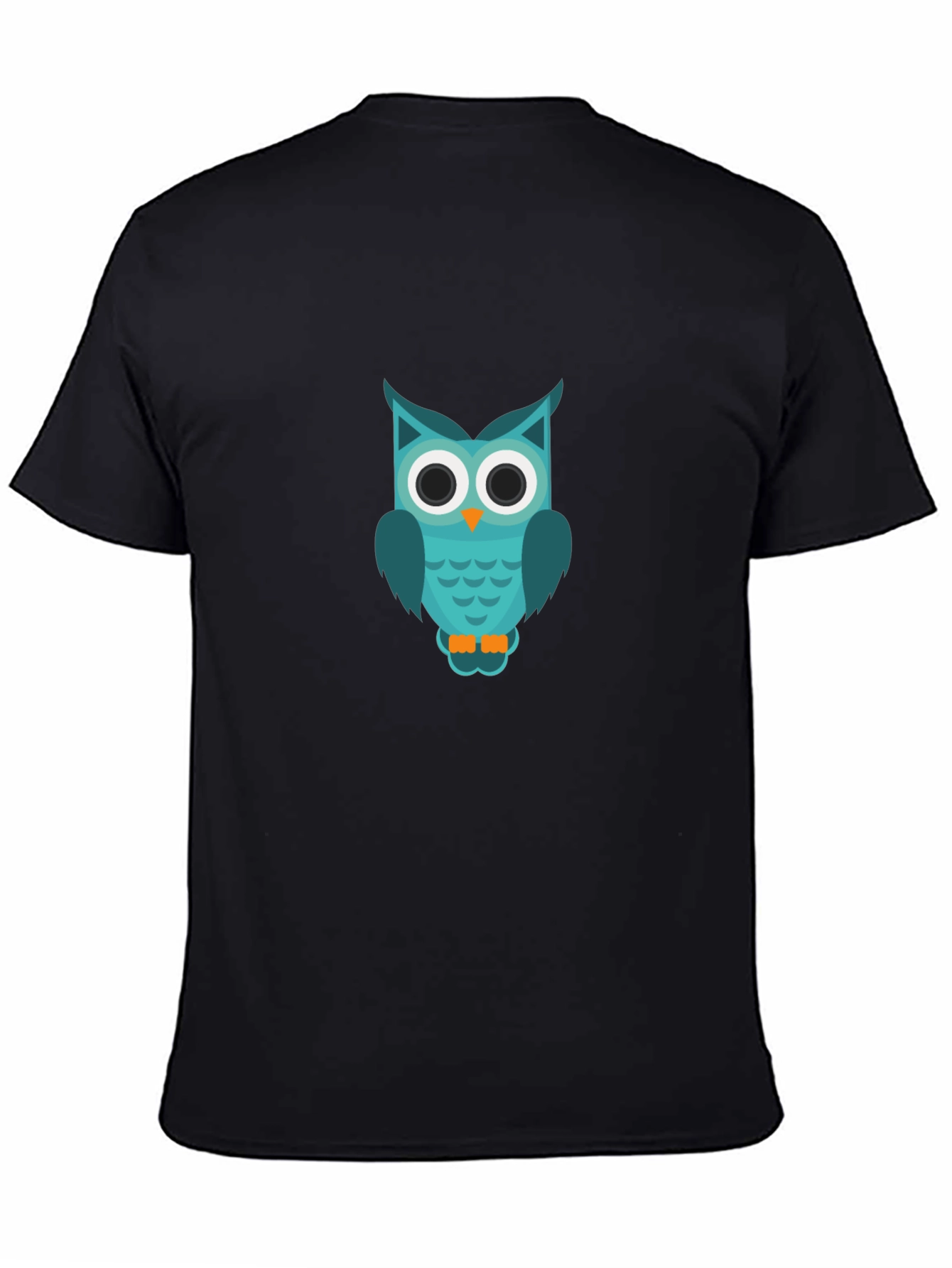 Owl Graphic T-Shirt - Cool & Casual Black Tee