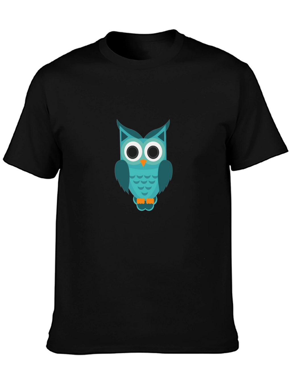 Owl Graphic T-Shirt - Cool & Casual Black Tee