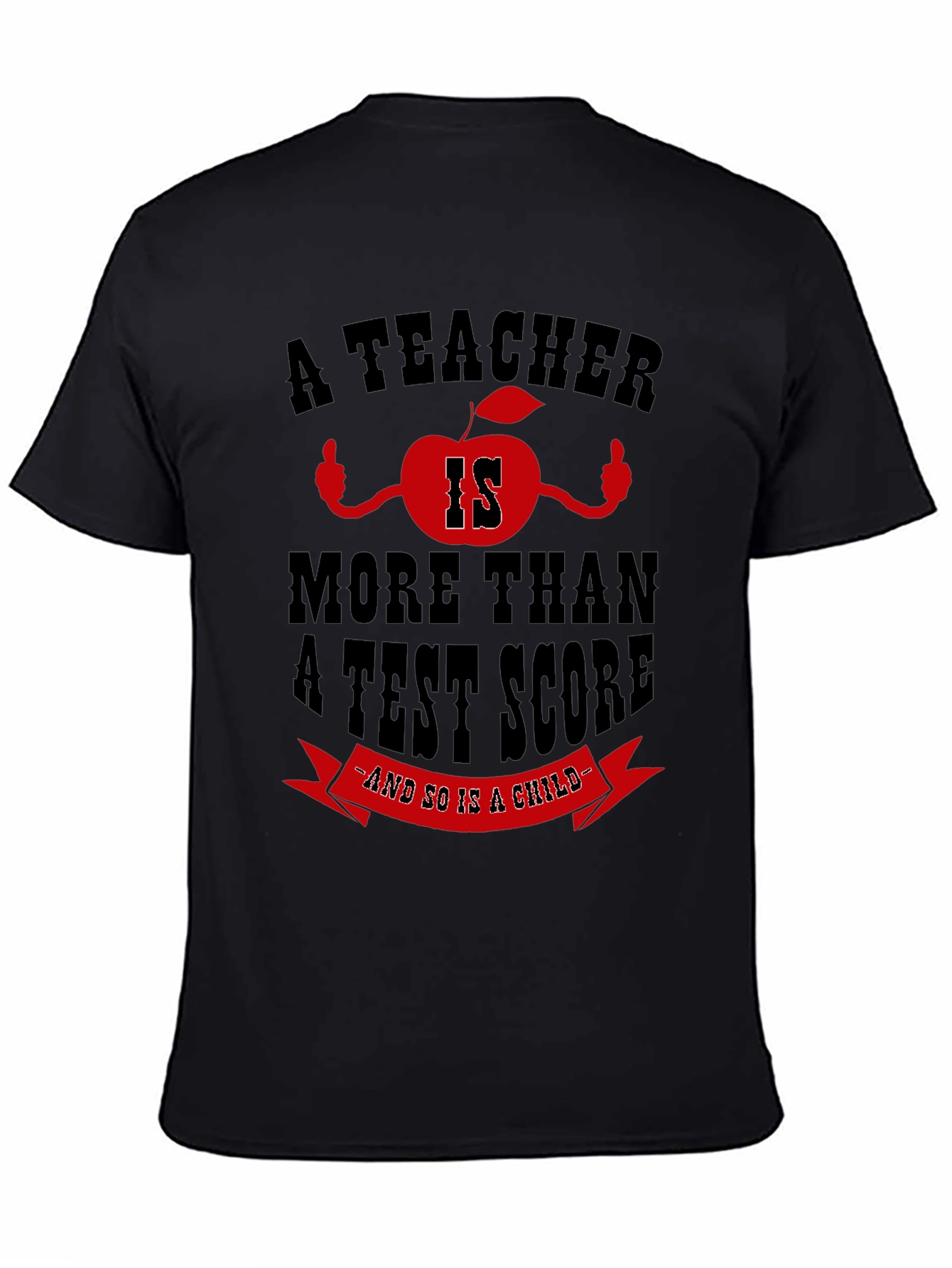 Teacher Apple Graphic T-Shirt - Education Advocate Tee