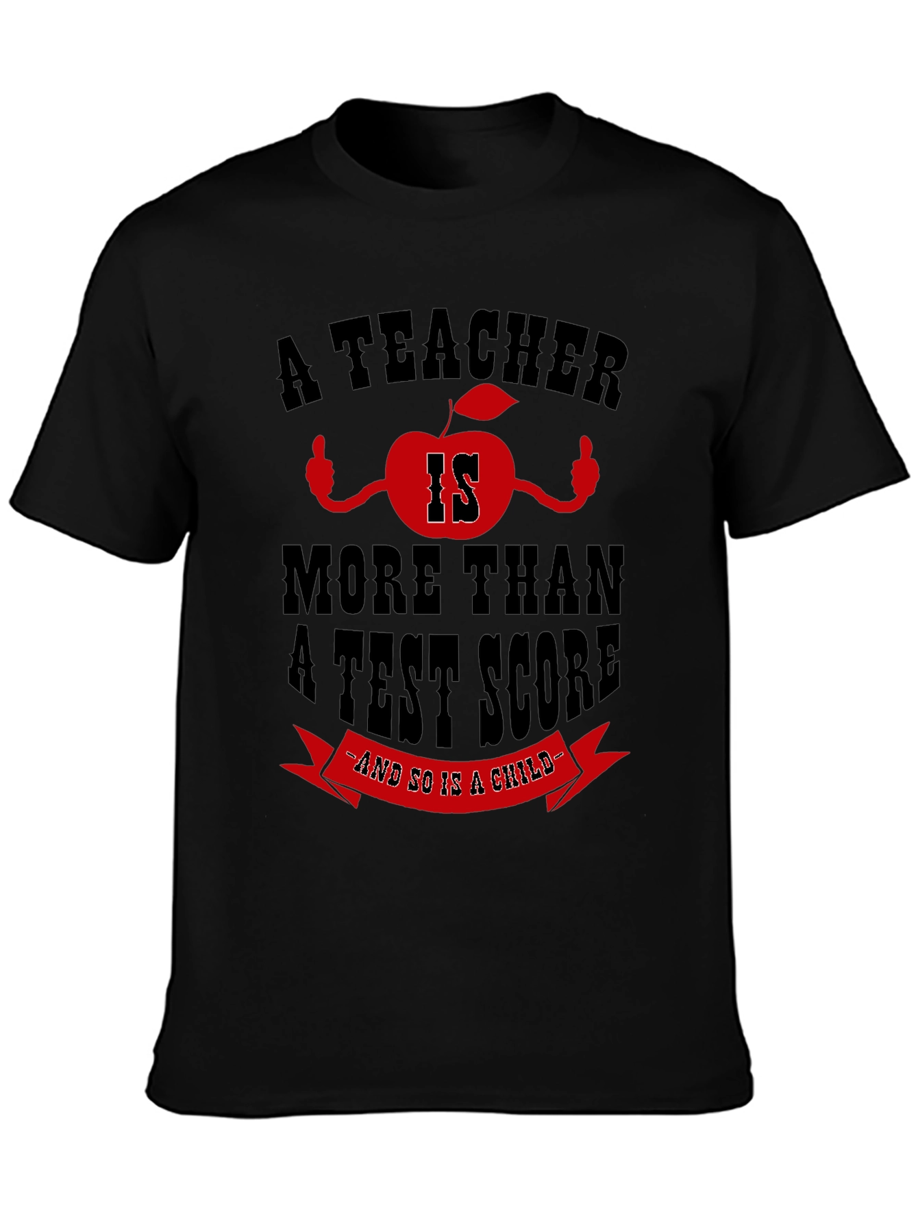 Teacher Apple Graphic T-Shirt - Education Advocate Tee
