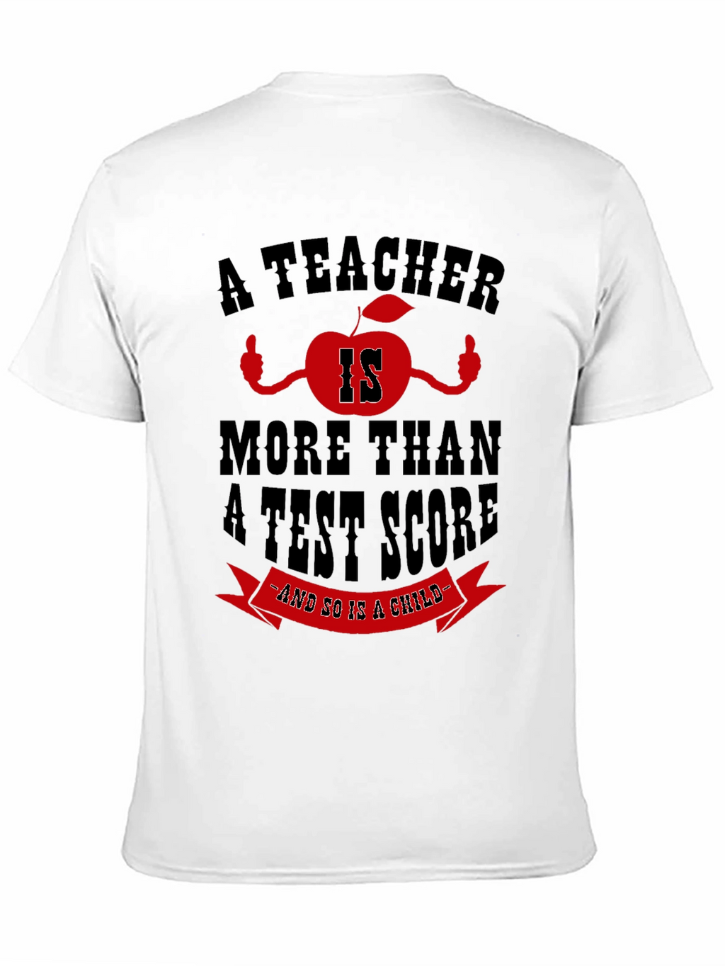 Teacher Apple Graphic T-Shirt - Education Advocate Tee