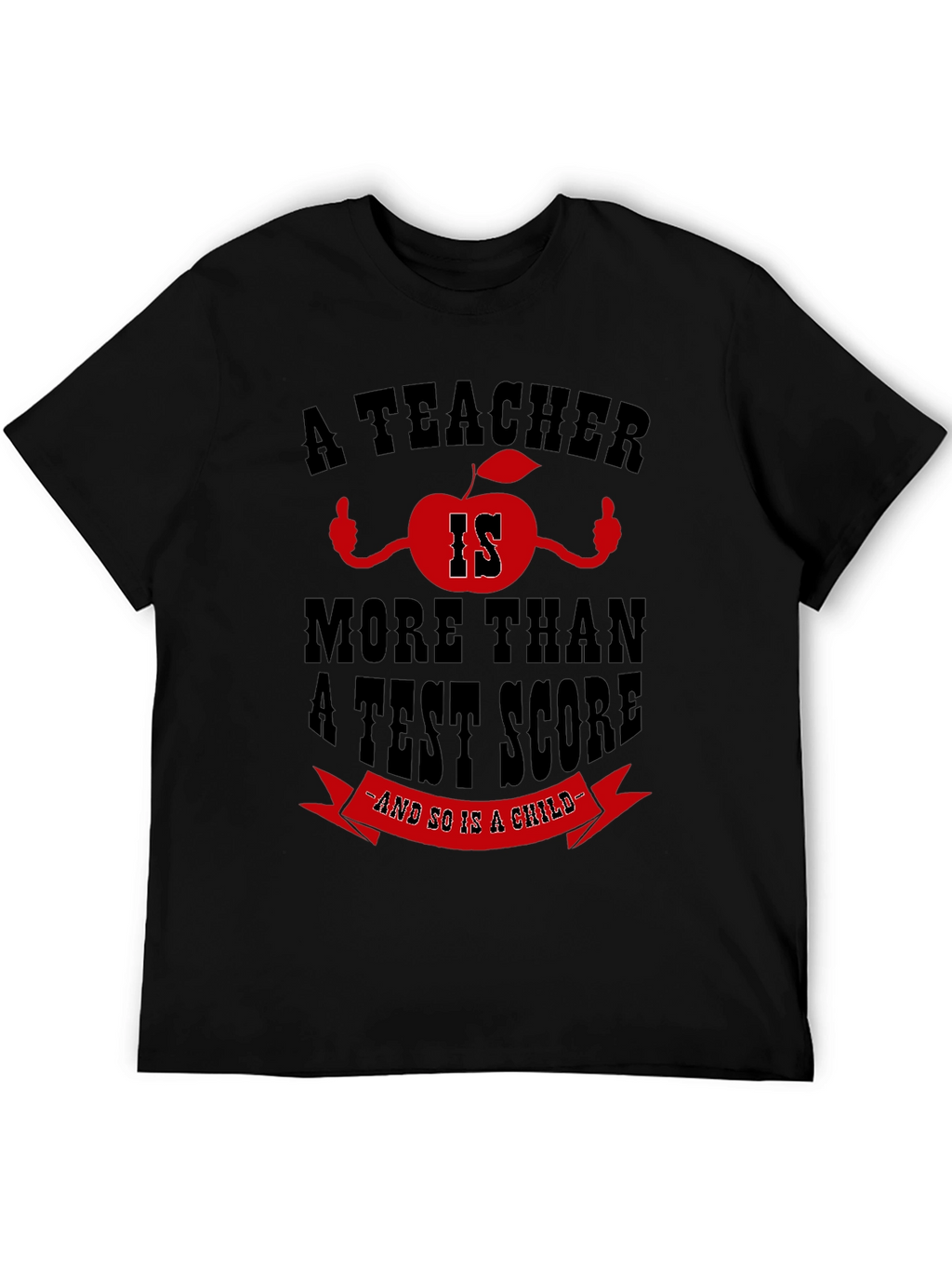 Teacher Apple Graphic T-Shirt - Education Advocate Tee