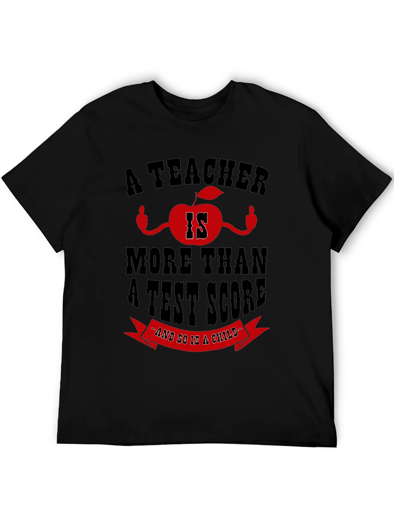 Teacher Apple Graphic T-Shirt - Education Advocate Tee