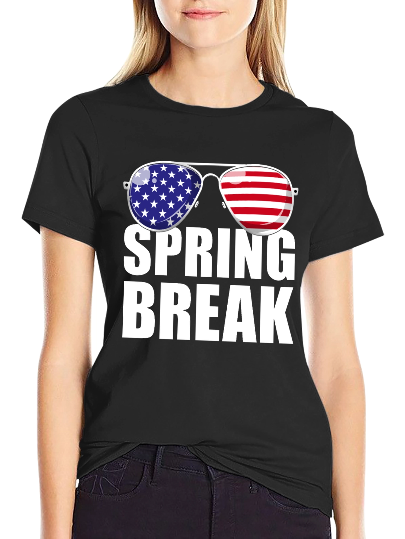 Spring Break Sunglasses Graphic T-Shirt