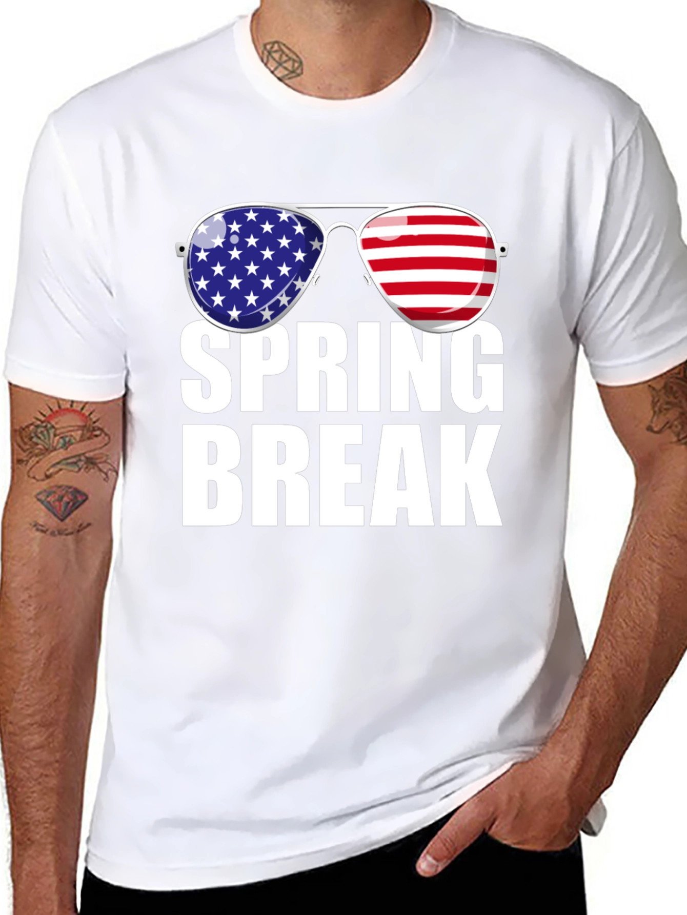 Spring Break Sunglasses Graphic T-Shirt