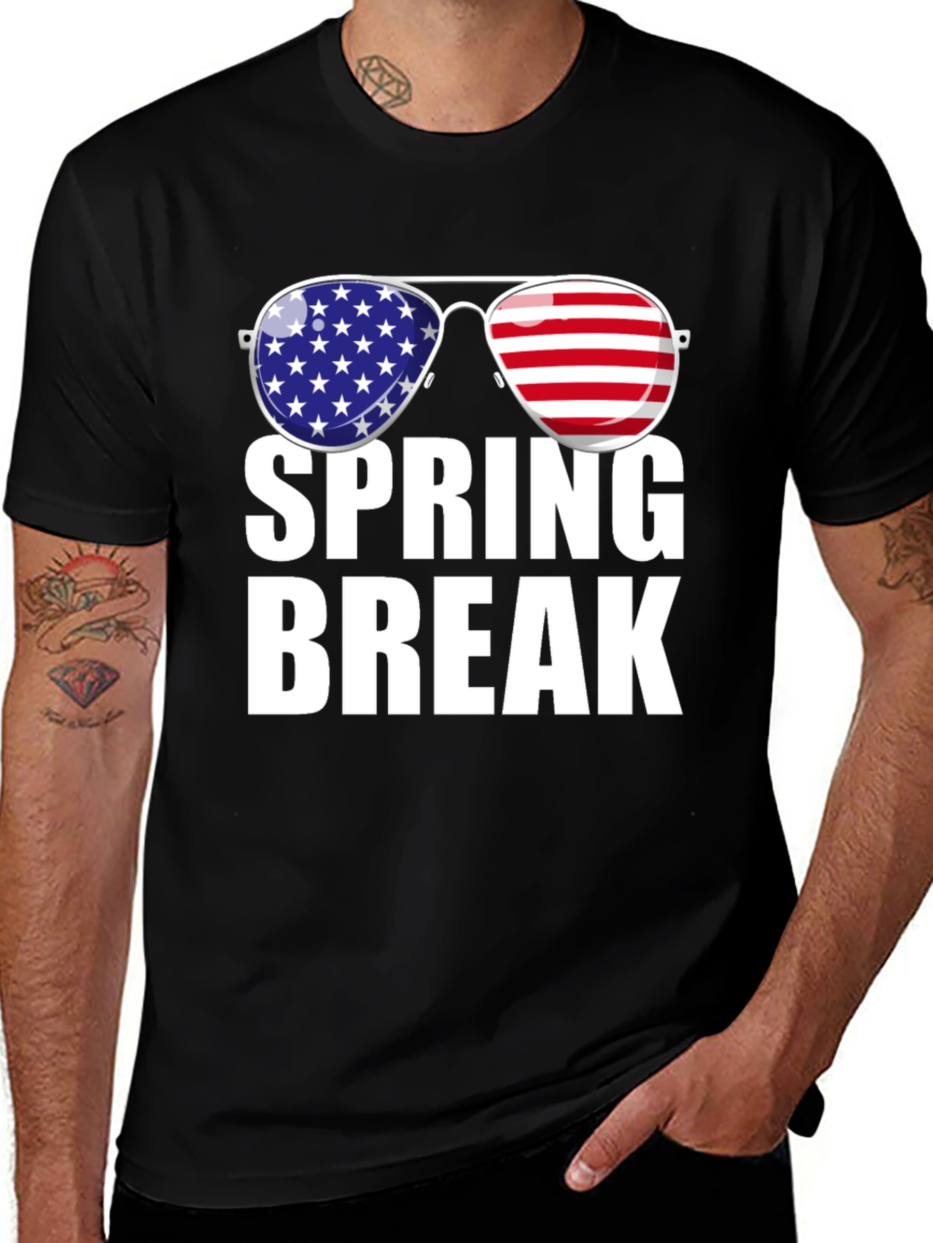 Spring Break Sunglasses Graphic T-Shirt