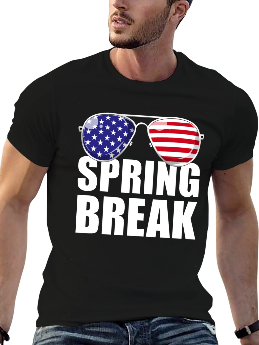 Spring Break Sunglasses Graphic T-Shirt