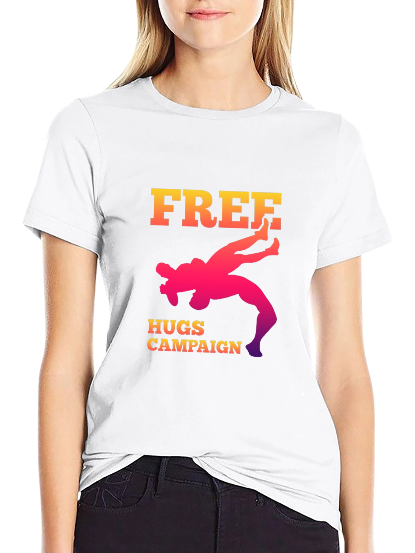 Free Hugs Campaign Graphic Tee