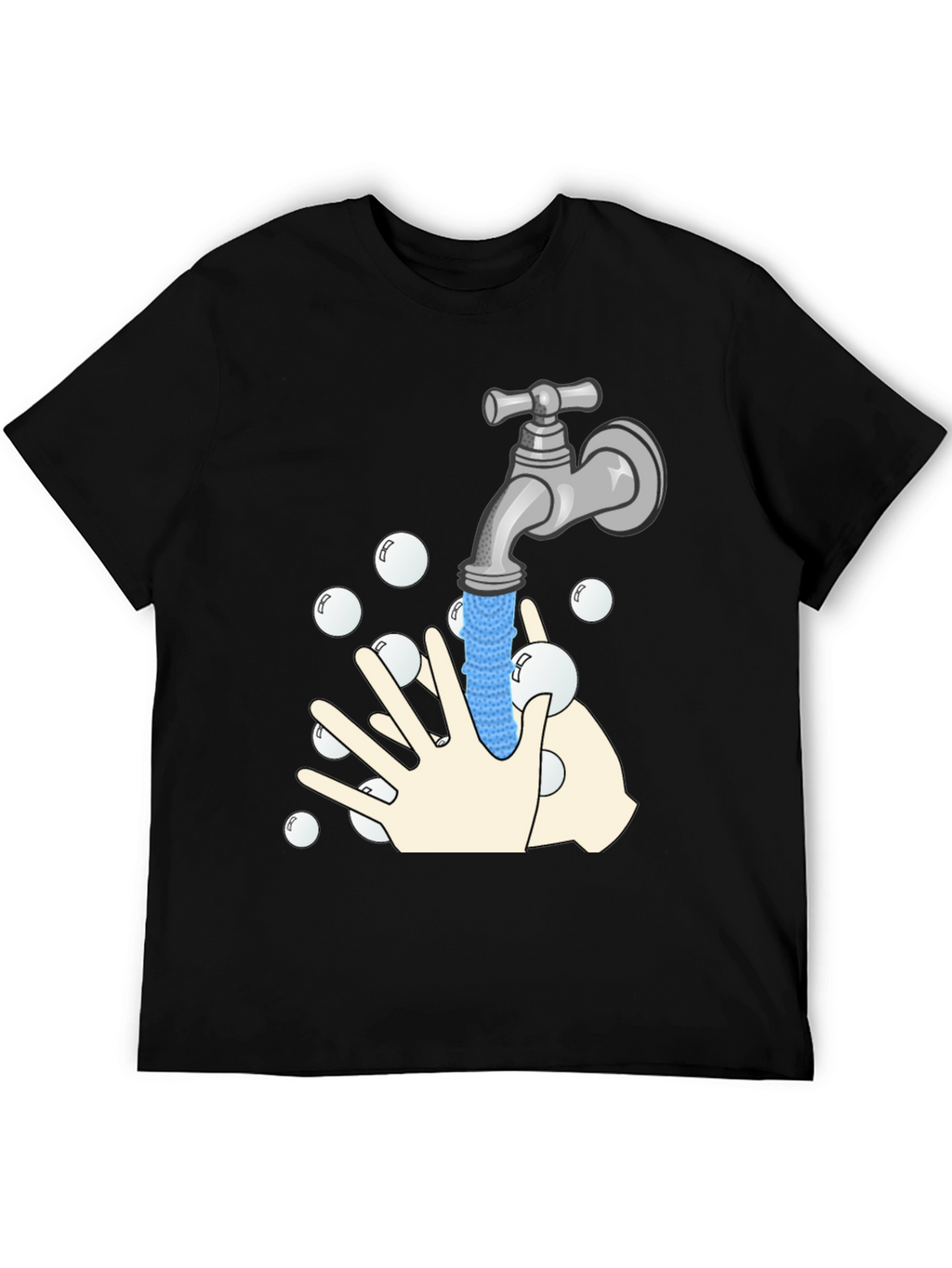 Wash Your Hands Graphic T-Shirt - Stay Safe