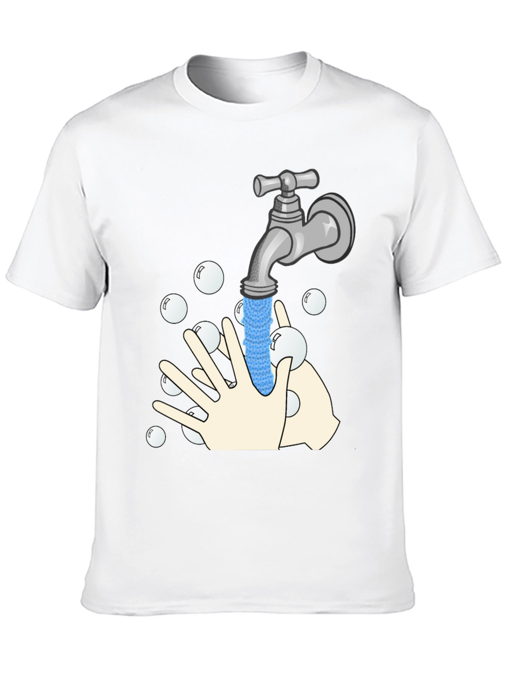 Wash Your Hands Graphic T-Shirt - Stay Safe