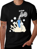 Wash Your Hands Graphic T-Shirt - Stay Safe