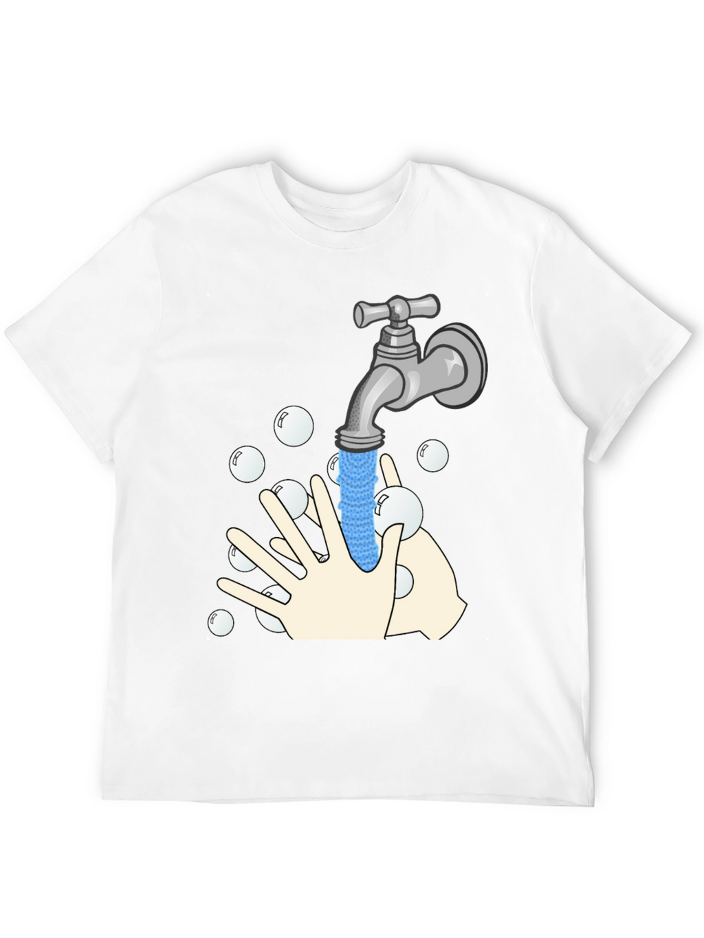 Wash Your Hands Graphic T-Shirt - Stay Safe