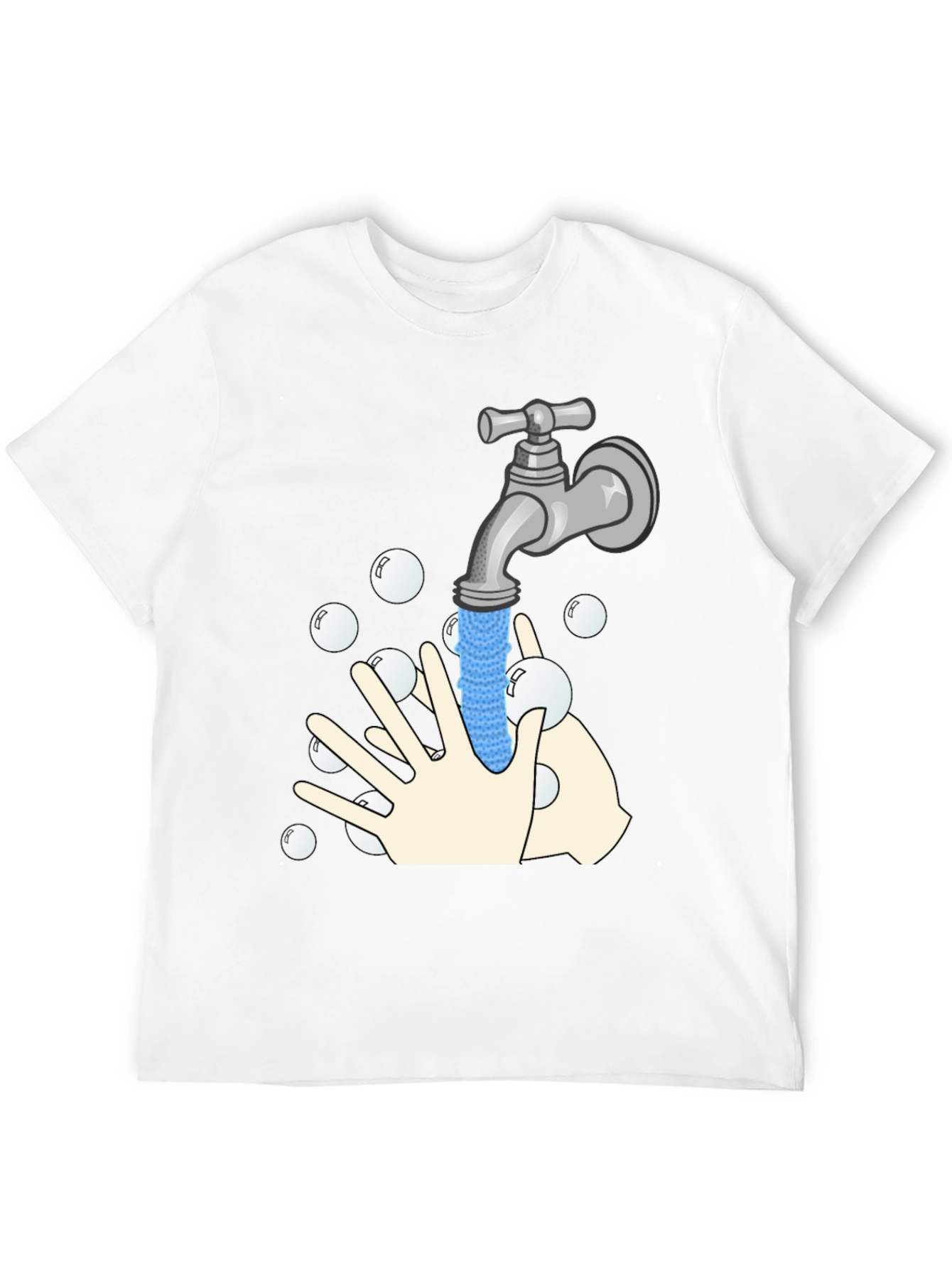 Wash Your Hands Graphic T-Shirt - Stay Safe